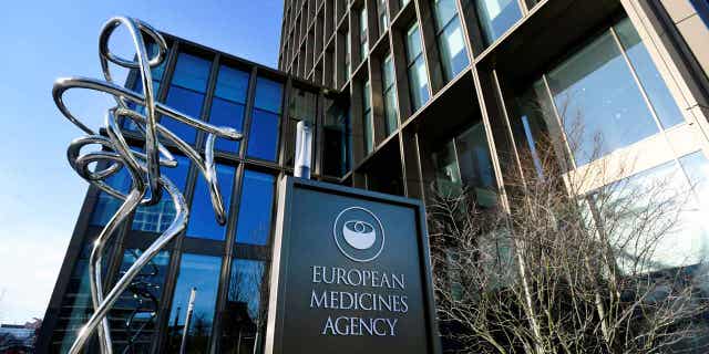 The exterior of the European Medicines Agency is seen in Amsterdam, the Netherlands, December 18, 2020. Some agency officials believe that vaccination campaigns against COVID-19 will become an annual thing, similar to the approach with i flu vaccines.