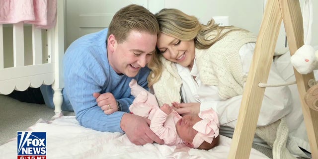 Peter Doocy and Hillary Vaughn celebrate the birth of their daughter ...