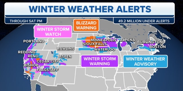 Winter Weather Advisories Stretch Across The Country As Threats Shift ...