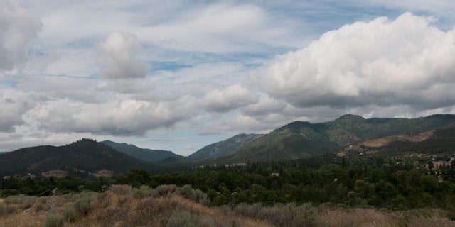 A scenic mountain view in Yreka, California.