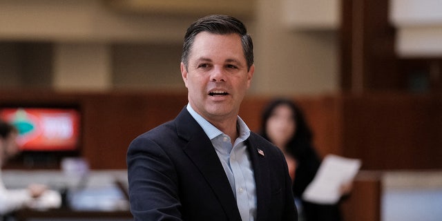 Congressman-elect Zach Nunn, R-Iowa, attends an orientation for newly elected members of the 118th U.S. Congress after the 2022 midterms at the Hyatt in Washington, November 13, 2022. 