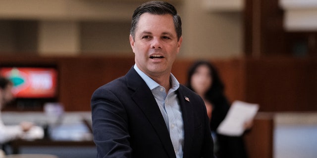 Congressman-elect Zach Nunn, R-Iowa, attends orientation for newly elected members of the 118th U.S. Congress following the 2022 midterm elections at the Hyatt Hotel in Washington Nov. 13, 2022. 