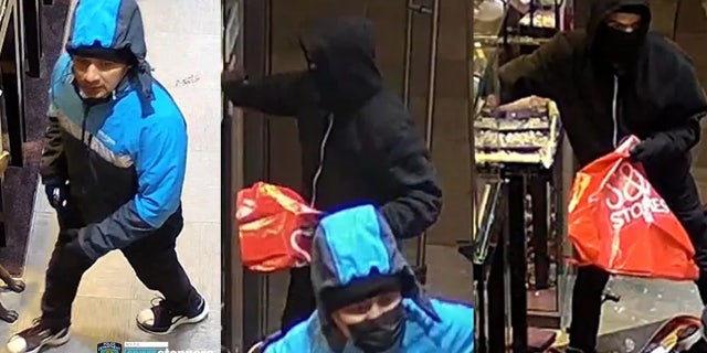 Police released surveillance video images of two men who authorities says robbed a Queens jewelry store and beat a 79-year-old employee. The NYPD asked for the public's assistance in identifying the two thieves who took off with $500K worth of high-end jewelry.