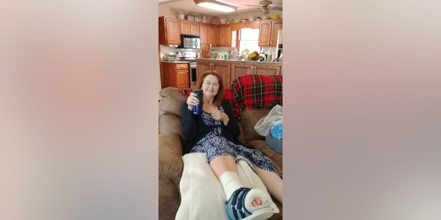 House said her friends, family, faith and positive attitude got her through the scary experience of losing her toe after a pedicure.