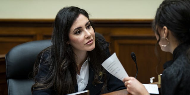 Rep. Anna Paulina Luna, a Republican from Florida, during a House Oversight and Accountability Committee business meeting