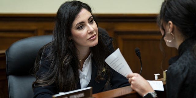 Rep. Anna Paulina Luna, R-Fla., listens during a House Oversight and Accountability Committee business meeting.