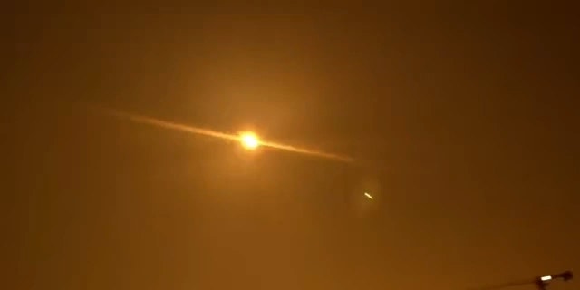 A meteoroid was seen lighting up the night sky over northern France in the early hours of Feb. 13. Footage by Twitter user @MegaLuigi shows the object.
