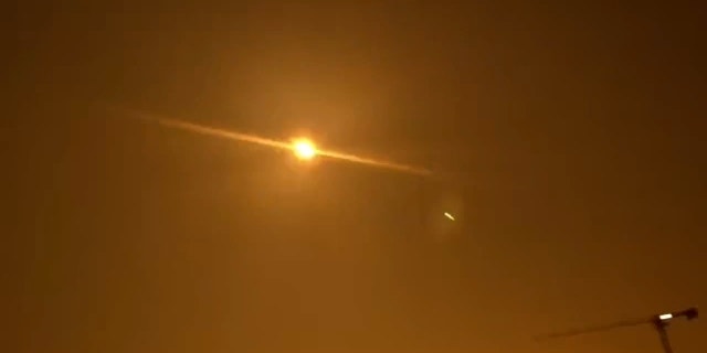 A meteoroid was seen lighting up nan nighttime entity complete bluish France successful nan early hours of Feb. 13. Footage by Twitter personification @MegaLuigi shows nan object.