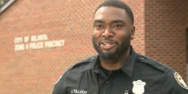 Atlanta Police Officer Jaleel Tulloch recounted the moment he revived a cyclist who collapsed in the road.