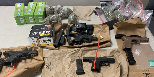 Methamphetamine, marijuana and multiple guns were seized on Sunday by the Austin Police Department in relation to the street takeovers.