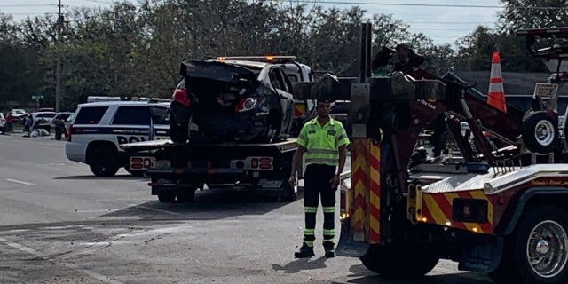 The Orlando Police Department is investigating the street racing in Orlando, Florida on Wednesday, Feb. 15.