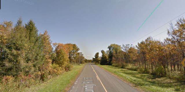 County Road 35 in Trenton, New York, near where the accident took place.