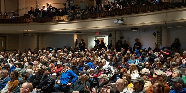 Speaking at a community meeting held Friday at the local high school, Brockovich discussed the Feb. 3 derailment of a train carrying hazardous materials.