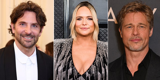 Bradley Cooper, Miranda Lambert and Brad Pitt are backing their teams in Super Bowl LVII.