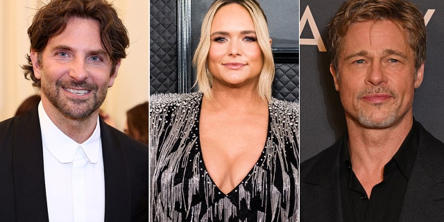Bradley Cooper, Miranda Lambert and Brad Pitt are backing their teams in Super Bowl LVII.