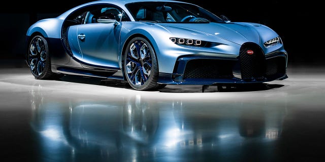 The Bugatti Chiron Profilée is the only car of its kind.