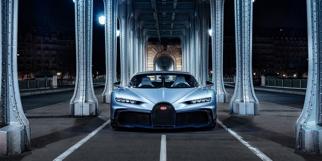 The Bugatti Chiron Profilée was auctioned for $10.8 million.