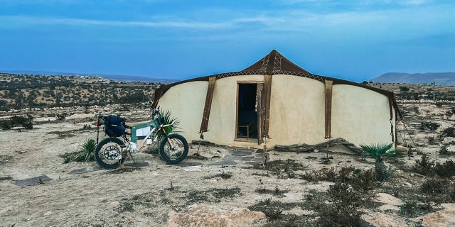 Gottwald stayed in a variety of lodging along the way.