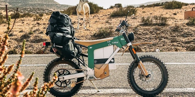 The Cake Kalk AP is an off-road electric motorcycle.