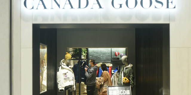 A Canada Goose store in Hangzhou, East China's Zhejiang Province, Dec 1, 2021.