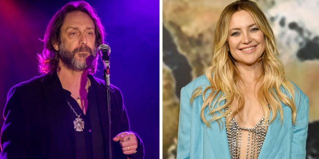 Kate Hudson fondly recalled falling in love with her first husband Chris Robinson.
