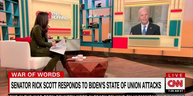 Kaitlan Collins debated Rick Scott over GOP proposals on Medicare and Social Security spending.