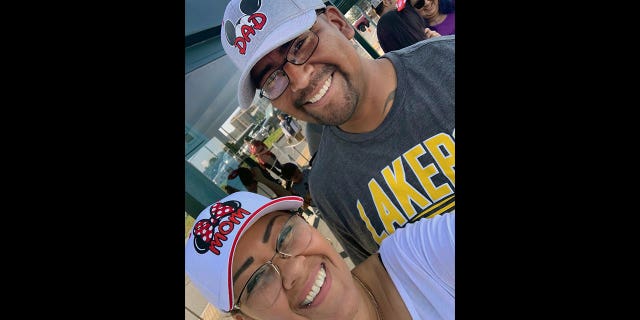 Adriana Medina filed a wrongful death lawsuit after her mentally ill husband was shot in the back by the police. Adriana Medina and her husband Guillermo Medina are seen in this undated photo.