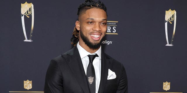 Damar Hamlin attends the 12th Annual NFL Honors at Symphony Hall on February 9, 2023 in Phoenix, Arizona.