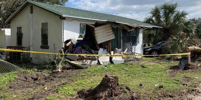 Homeowner Neshay Singleton says she was just getting into the shower when the cars pulled into her bedroom.