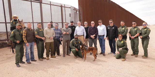 Rep. Anthony D’Esposito joined respective chap members of nan House Homeland Security Committee connected a travel to nan confederate border.
