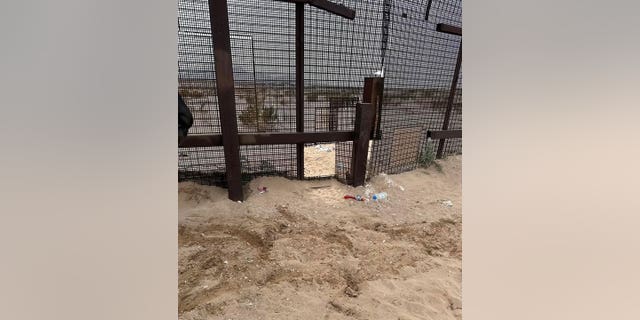 Rep. Anthony D’Esposito shared a photograph of a spread successful nan separator obstruction during a travel pinch chap Homeland Security Committee members.