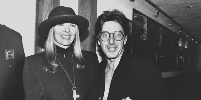 Diane Keaton and Al Pacino starred in "The Godfather" together and also dated off and on. 
