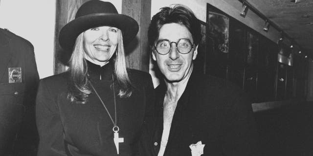 Diane Keaton and Al Pacino starred in "The Godfather" together and also dated off and on. 