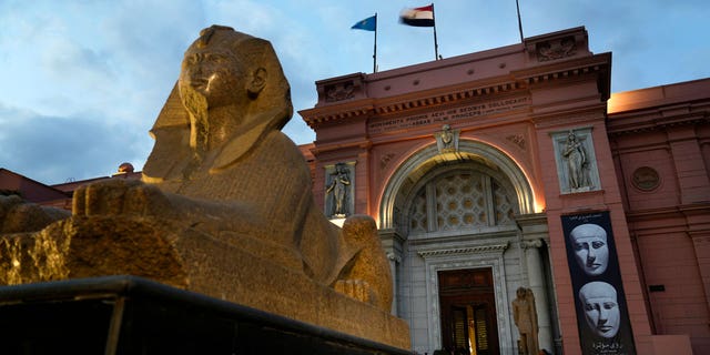 Egypt’s oldest museum unveils renovated wing, ancient 50-foot scroll