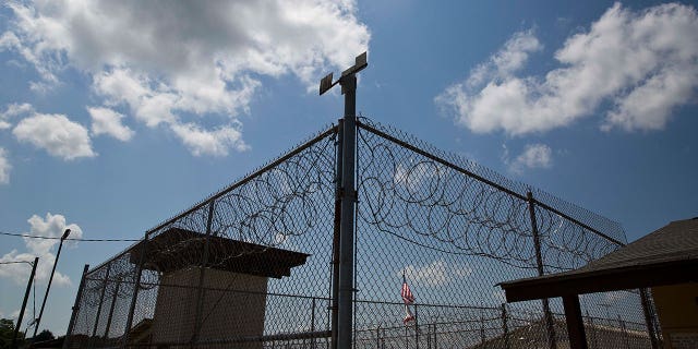 A fence stands at Elmore Correctional Facility in Alabama, on June 18, 2015. The protocol for using nitrogen gas to carry out executions should be finished this year.