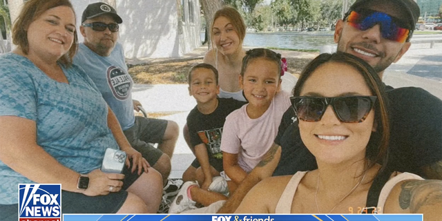 Dan and Tiffany Kane (left) moved to Florida to beryllium pinch Dan's girl Darin Freeman (right) and her hubby Josh Freeman (top right).