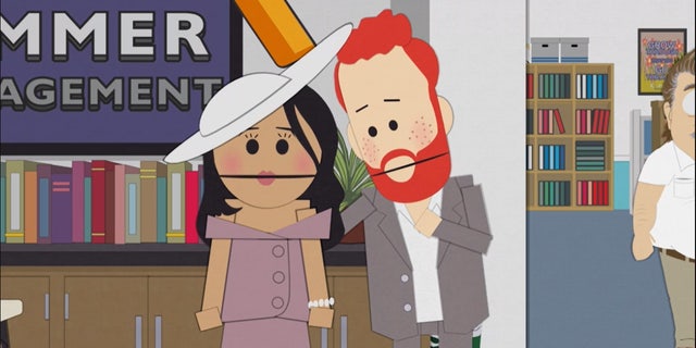 Harry and Markle are spoofed on a recent episode of "South Park," where they are referred to as the "dumb prince and his stupid wife."