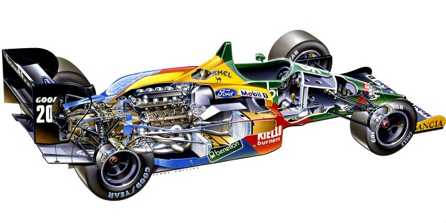 Ford's previous F1 engines have been V8s and V10s.