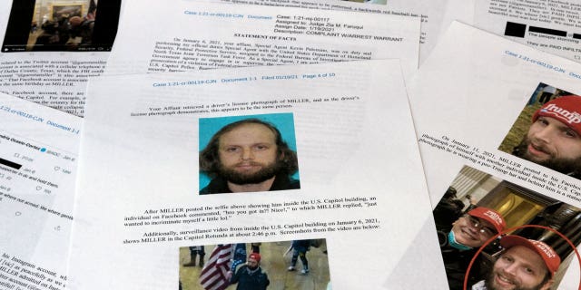 Garret Miller of Texas was sentenced to three years in prison for his role in the Jan. 6, 2021 Capitol riot.