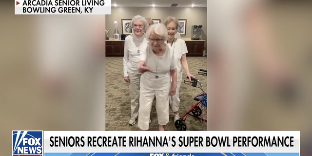 Sue was the one who blew kisses to the camera at the beginning of the video — her family liked the video, she said.