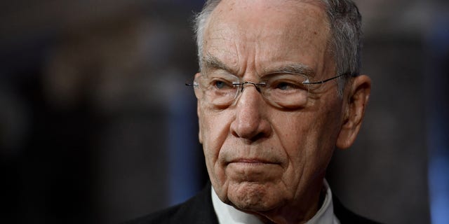Sen. Chuck Grassley dinged Democrats on Wednesday for allowing a light Senate work schedule that isn't enough to properly oversee federal spending. (Olivier Douliery/AFP via Getty Images)