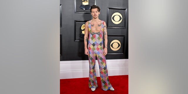 Harry Styles made quite a splash on the red carpet at the 2023 Grammy Awards.
