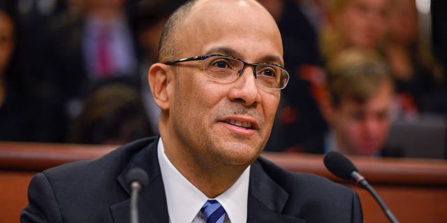 A Republican in the New York Senate has sued over Democrats' handling of Hector LaSalle's nomination to the state's highest court.