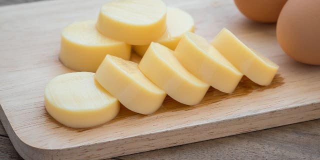 Tofu can be shaped and seasoned like hard boiled eggs.