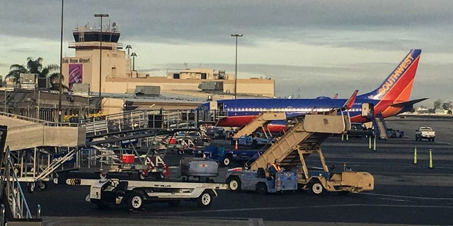 No injuries were reported after a Mesa Airlines jet and a SkyWest plane had a near miss at the Hollywood Burbank Airport on Wednesday. 