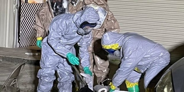 Jan 30, 2023: Texas authorities investigate a suspected fentanyl lab.