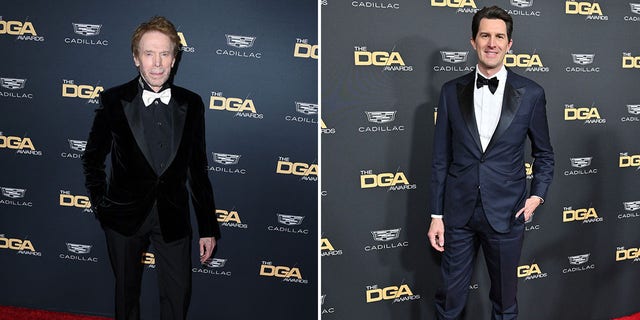 Both Jerry Bruckeimer and Joseph Kosinski, producer and director of "Top Gun: Maverick" attended the Directors Guild of America Awards.