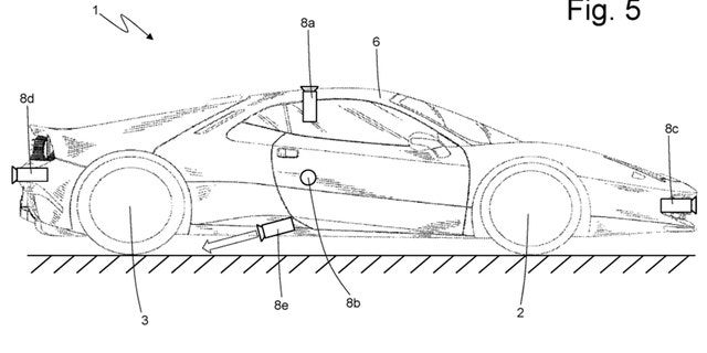 Ferrari's pulsejet system could improve a car's acceleration, braking and cornering.