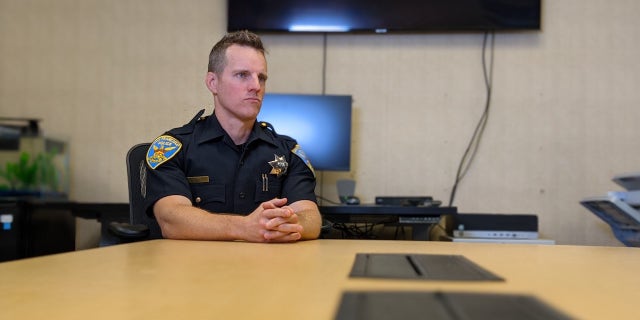 After the San Francisco Police Department announced it would require the COVID vaccine unless officers had valid religious or medical exemptions on file, Joel Aylworth (shown here in his uniform) filed for a religious exemption on Aug. 19, 2021, he told Fox News Digital. It was ultimately denied. 