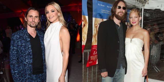 Kate Hudson says she knew it was the "right thing" to end her relationships with ex-husband Chris Robinson, right, and ex-fiancé Matt Bellamy, left.